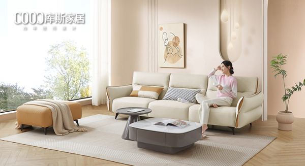 【新品上市丨KAB6220】暖調(diào)奶油沙發(fā)，塑造“微糖”客廳